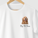 Camiseta PERSONALIZADA - MY PET MINIMALISTA - BRANCA - Algodão 100%